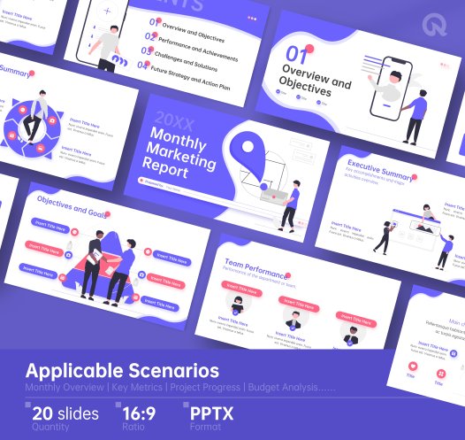 Monthly report template